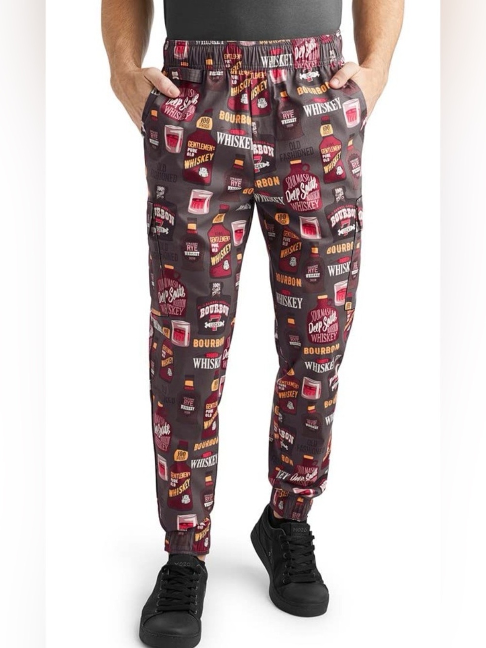 Chef 360 Uniform Whiskey Bourbon Large jogger bottom pant